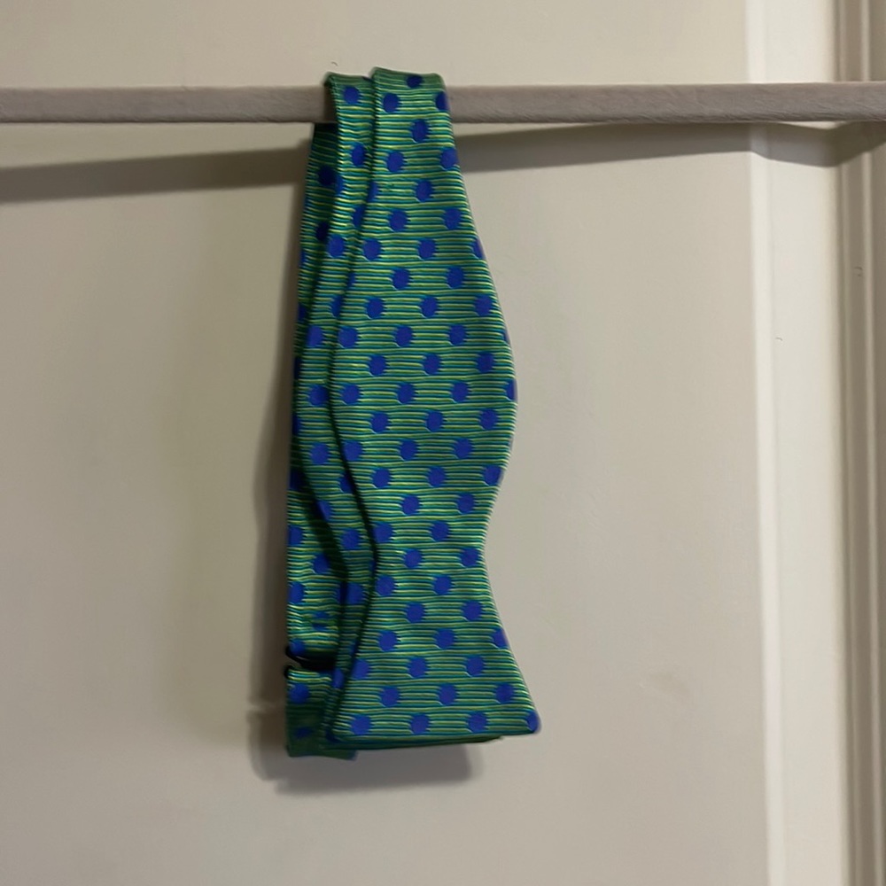 Ted Baker Adjustable Green polka dot Bow Tie